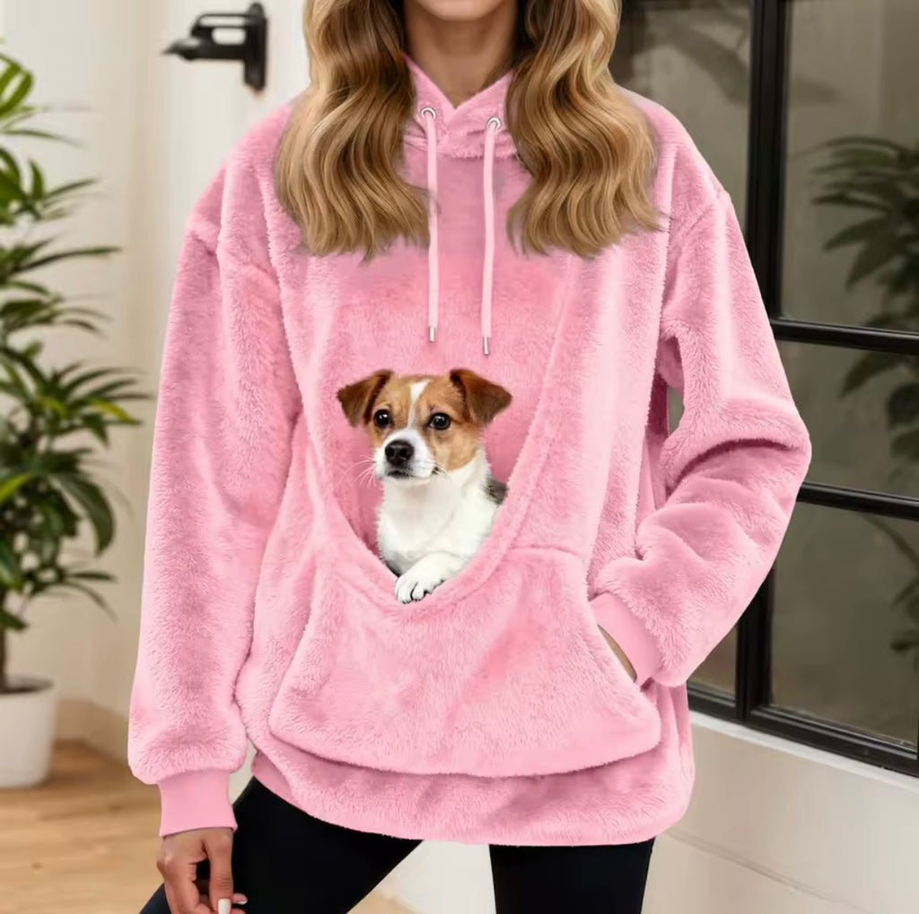 Pullover Fleece Pet Carrier Sweatshirt