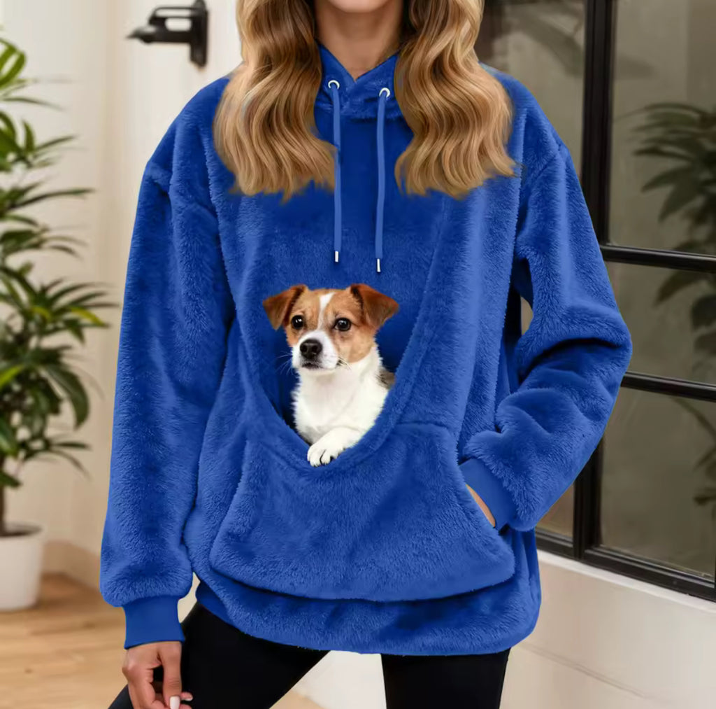 Pullover Fleece Pet Carrier Sweatshirt
