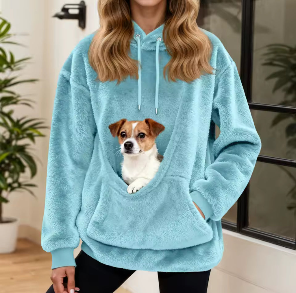 Pullover Fleece Pet Carrier Sweatshirt