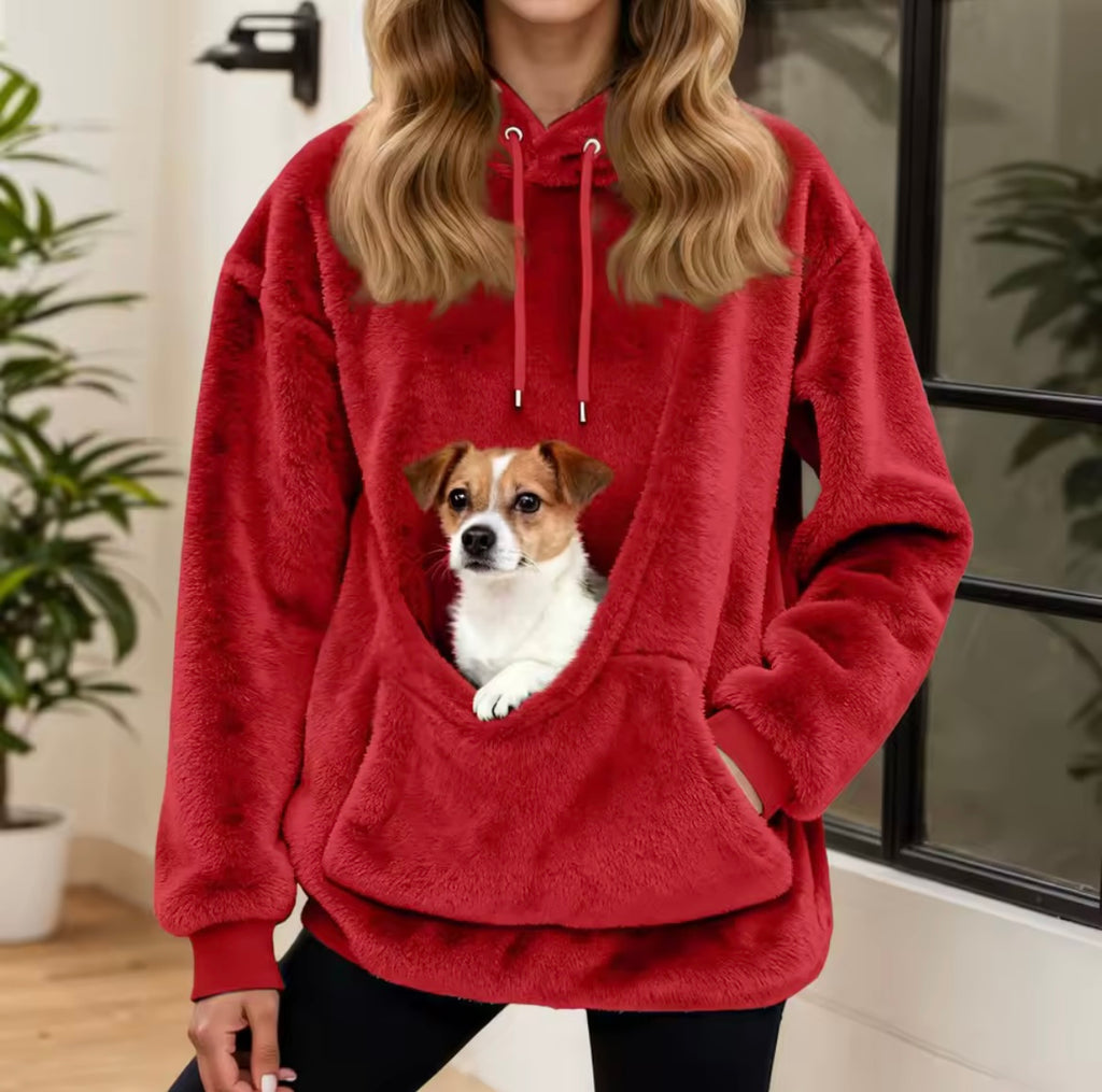 Pullover Fleece Pet Carrier Sweatshirt