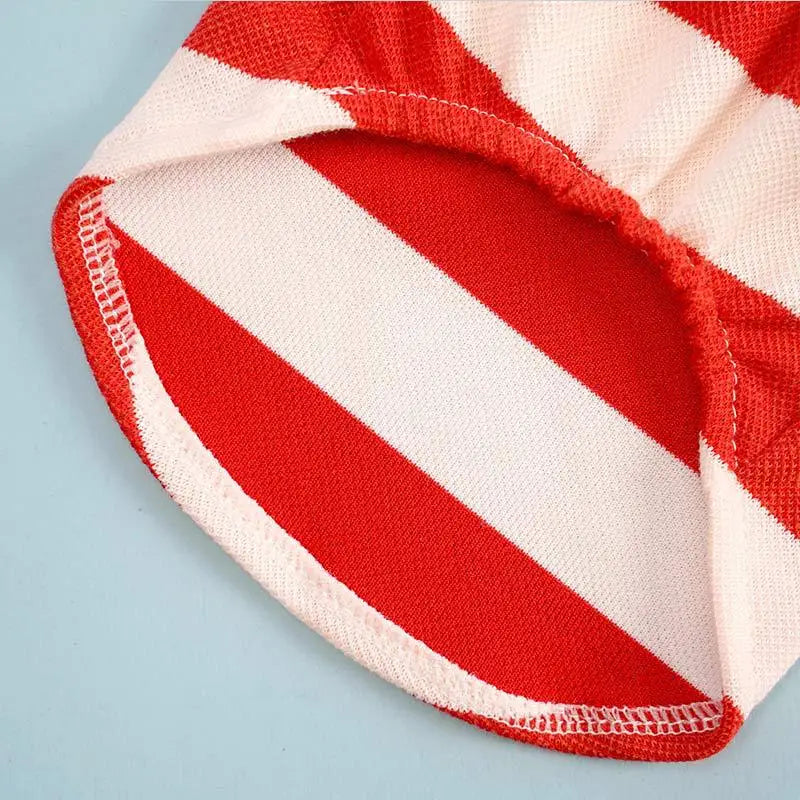 Striped Collard Dog Shirt