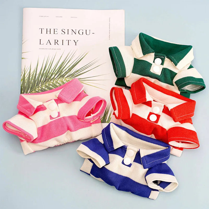 Striped Collard Dog Shirt