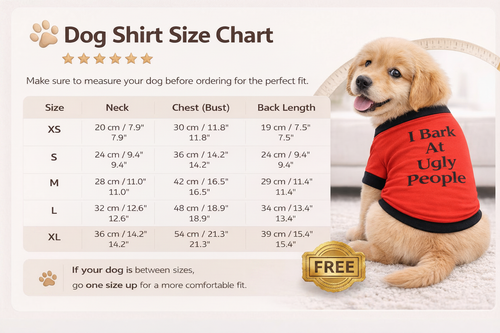 I Bark At Ugly People Dog Shirt - Gold FREE badge image 2